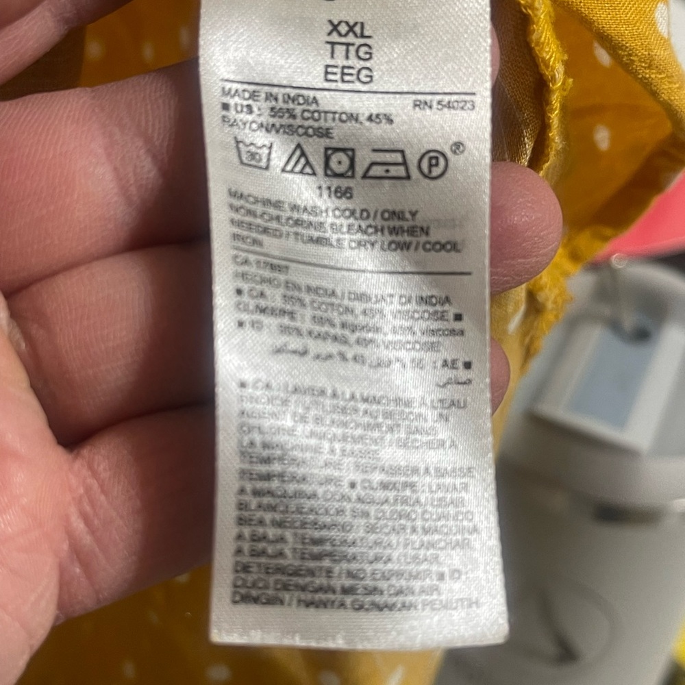 Old Navy Gold 3/4 Sleeve Relaxed Tunic - Picture 3 of 7